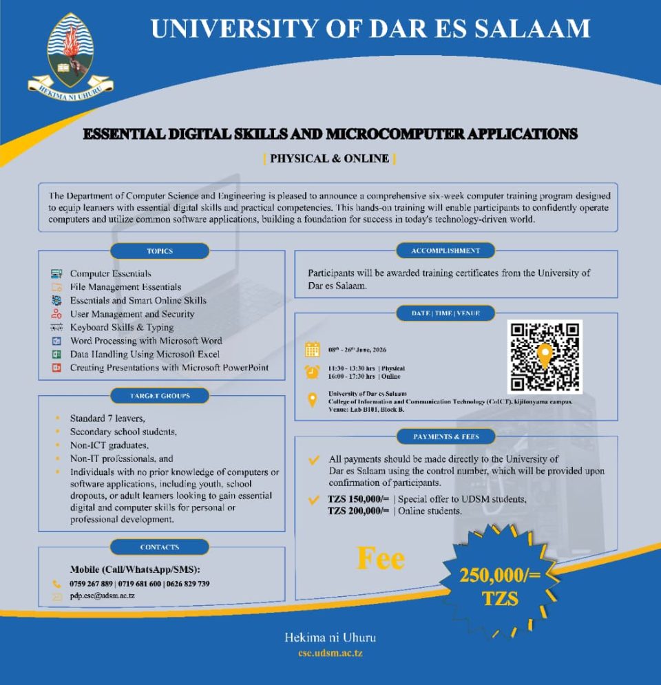 essential digital skills and microcomputer application